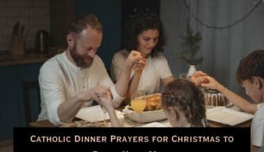 Catholic Dinner Prayers for Christmas