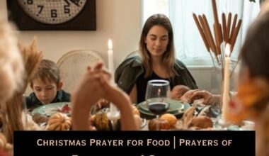 Christmas Prayer for Food