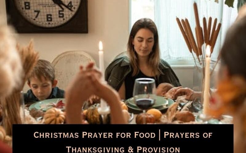 Christmas Prayer for Food